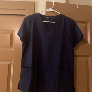 Mandala navy scrub tops 2 available!